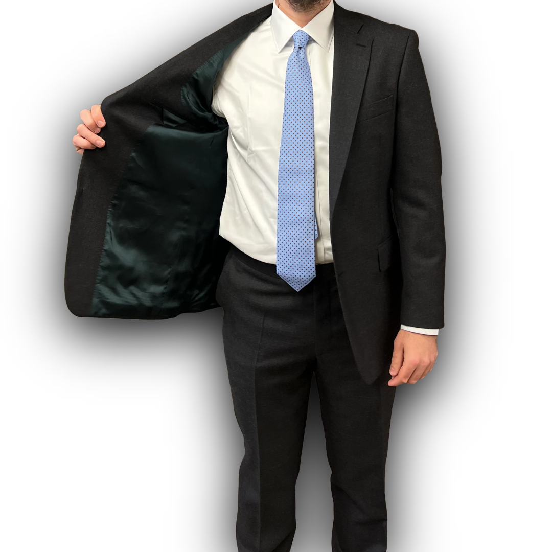 Regent Heritage - 'Gray' Suit - Charcoal Grey Wool 400g - Dugdale Bros.