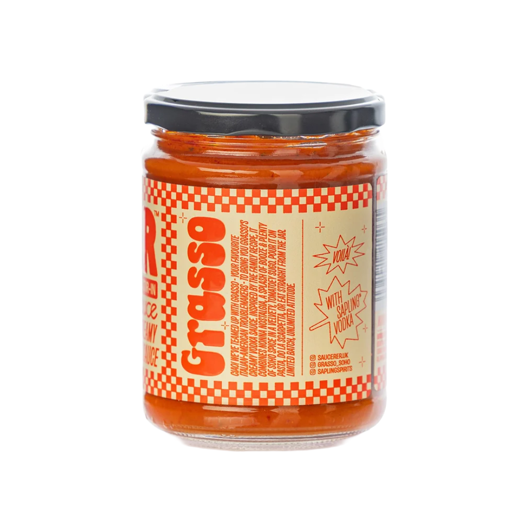 The Saucerer x Grasso - Creamy Tomato Vodka Pasta Sauce - 510g