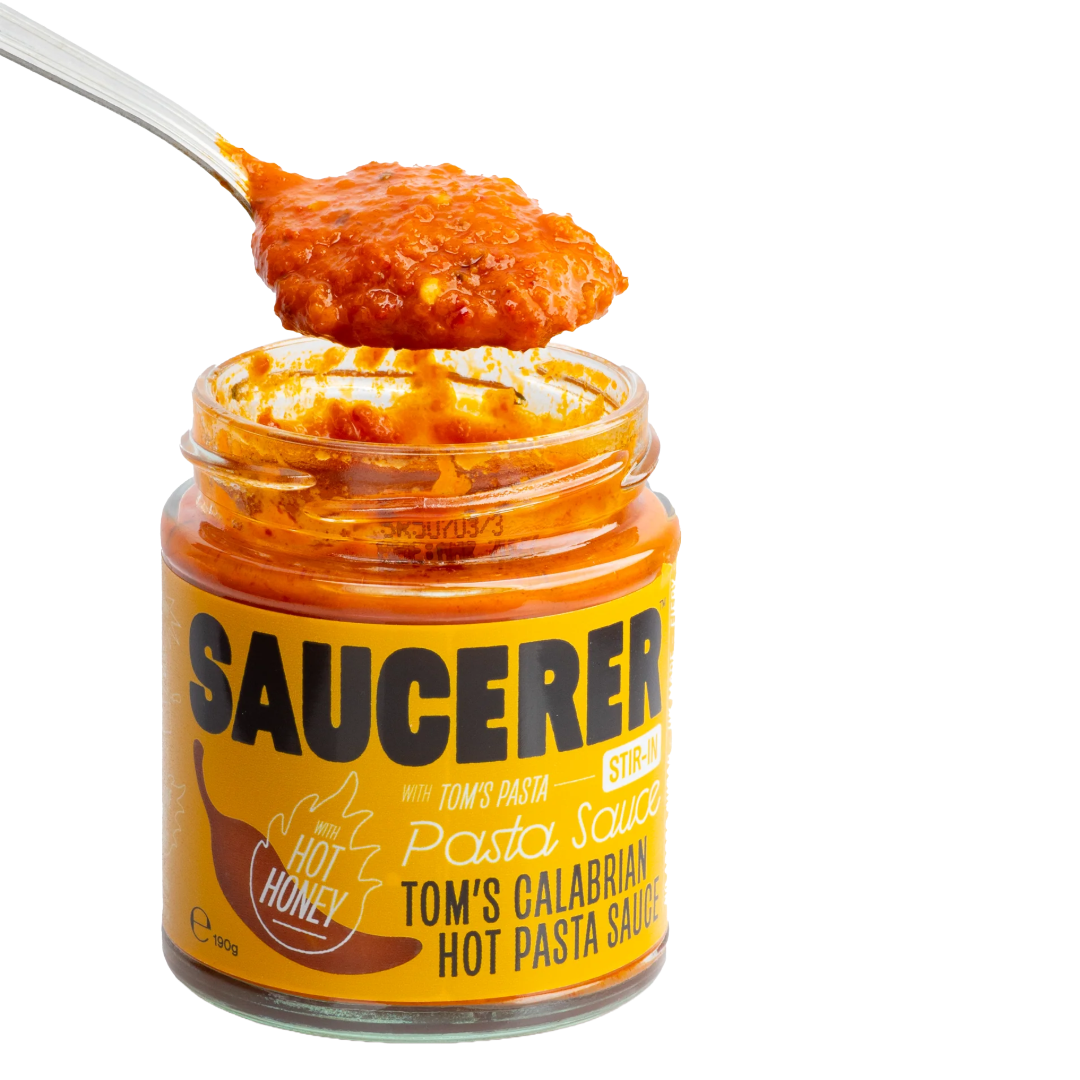 The Saucerer - Tom’s Calabrian Hot Pasta Sauce with Hot Honey - 190g