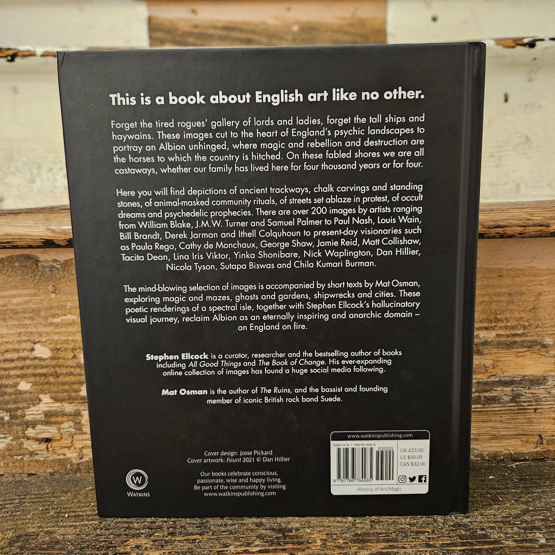Back cover of England on Fire by Stephen Ellcock and Mat Osman