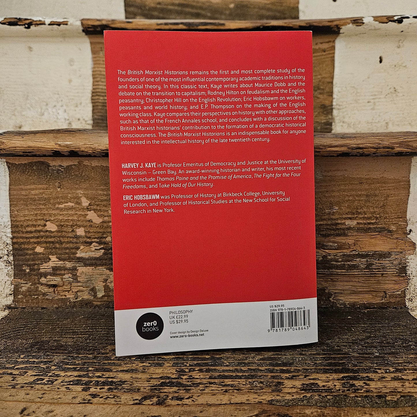 Back cover of The British Marxist Historians - Harvey J. Kaye