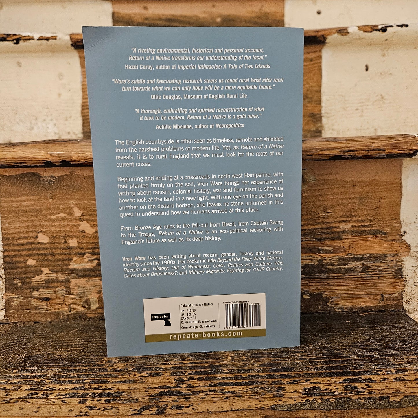 Back cover of Return of a Native: Learning From the Land - Vron Ware