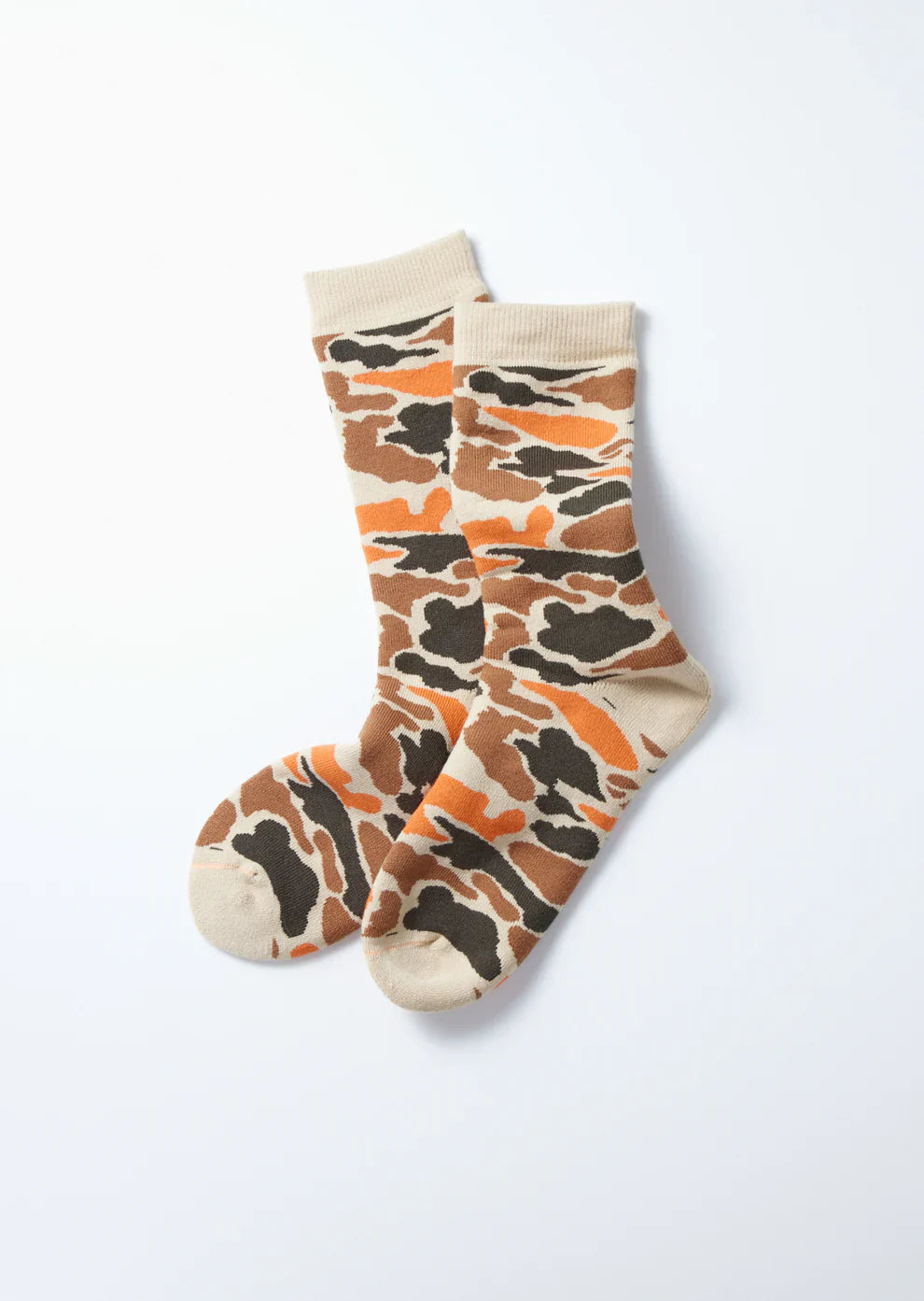 ROTOTO - Pile Camo Crew Socks - Camo