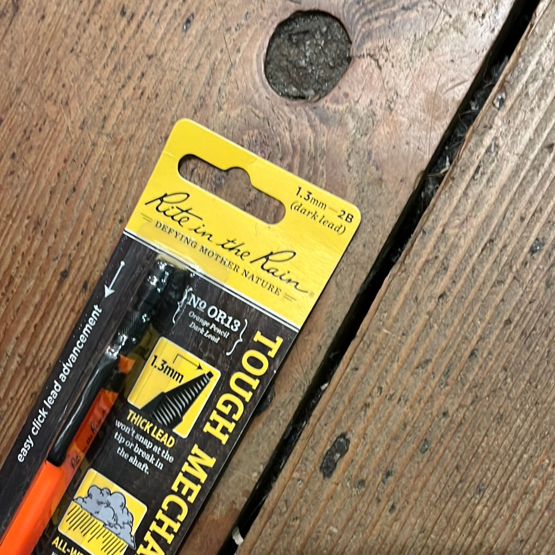 Rite in the Rain - Tough Mechanical Pencil 1.3mm 2B - Orange - OR13