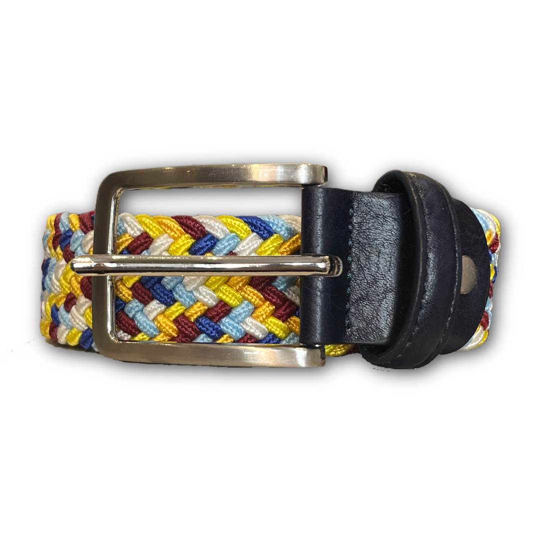 Regent - Woven Elastic Belt - Multi Colour