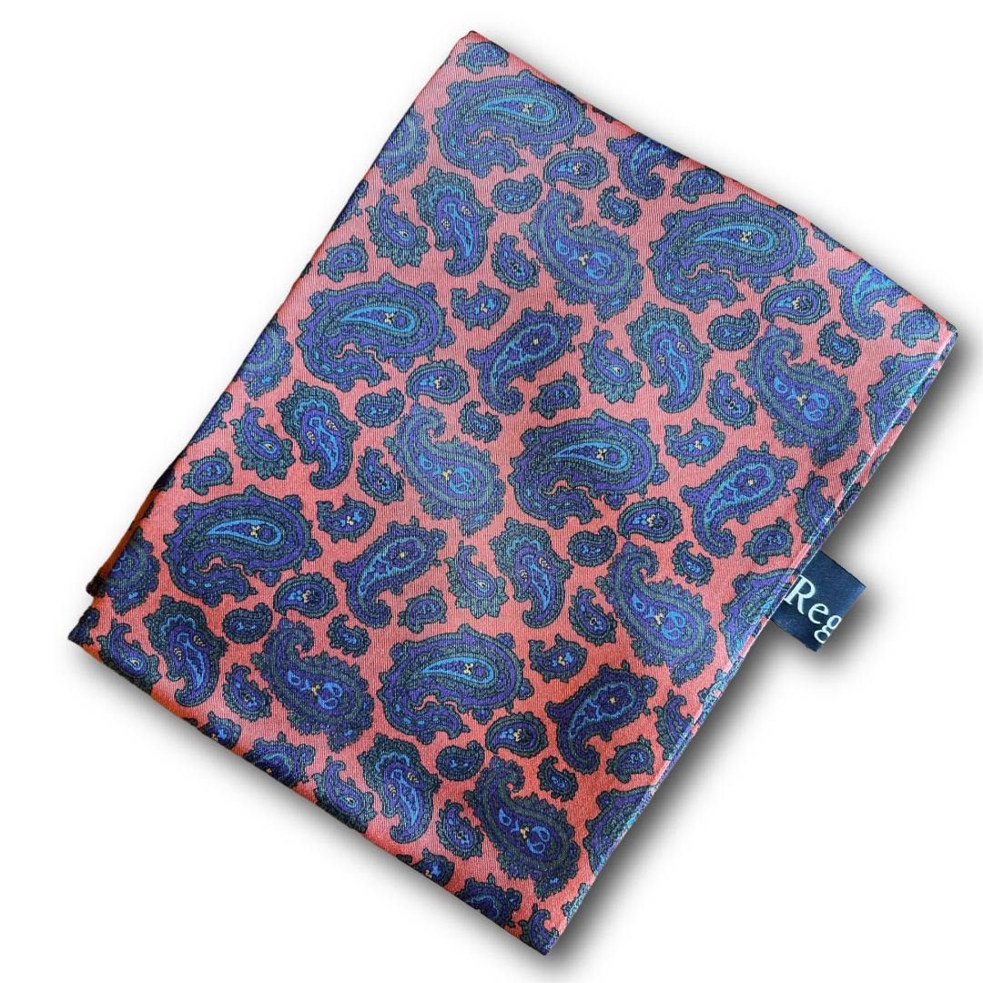 Regent - Tootal Scarf - Red Paisley Small