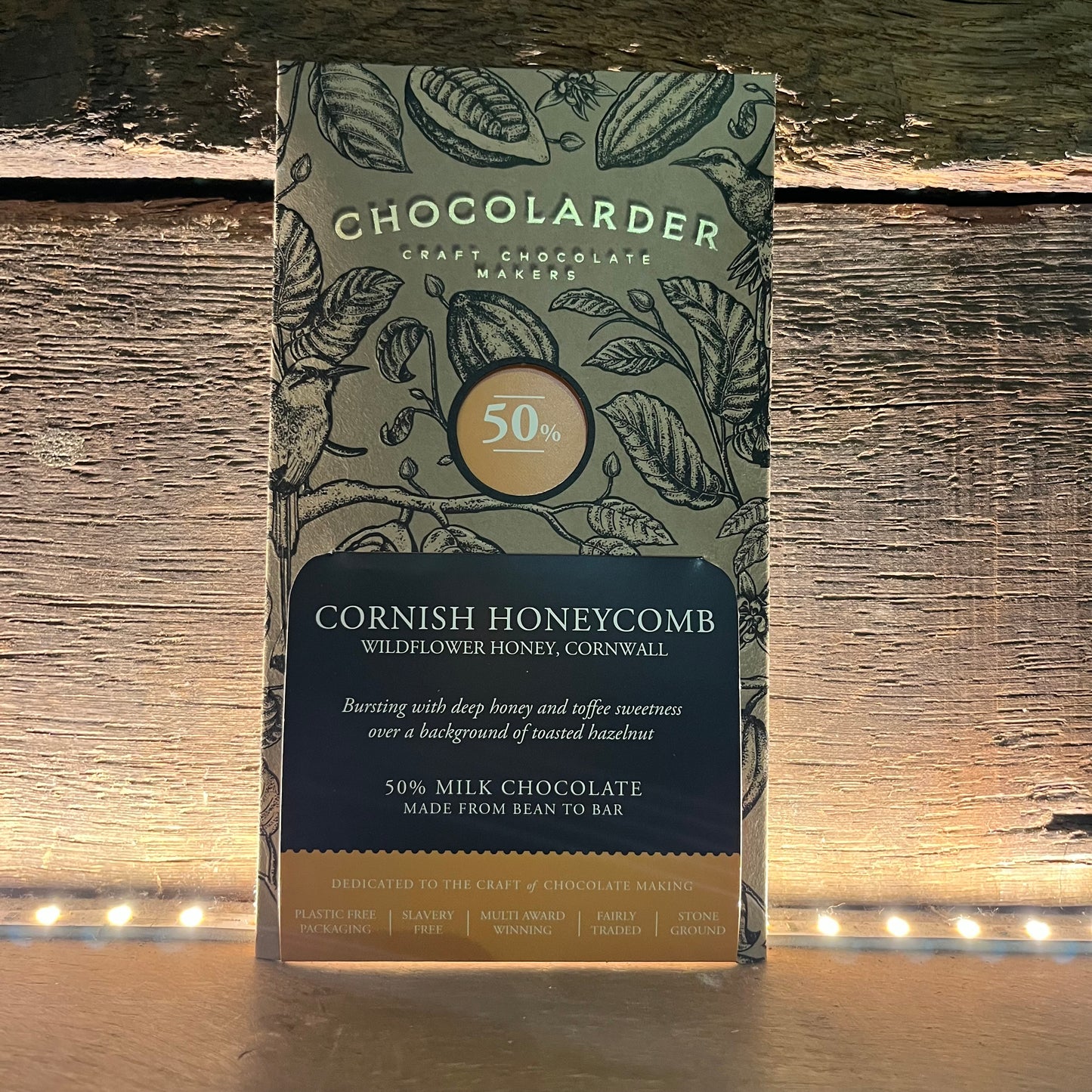 CHOCOLARDER -Cornish Honeycomb 50% Dark Chocolate