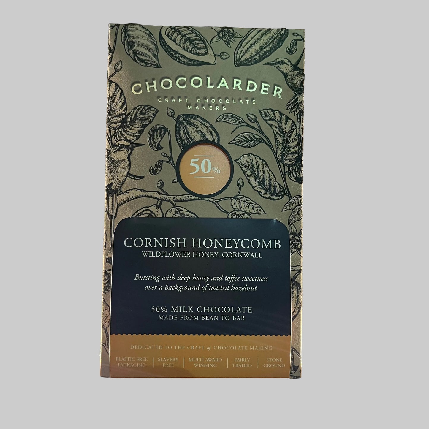CHOCOLARDER -Cornish Honeycomb 50% Dark Chocolate