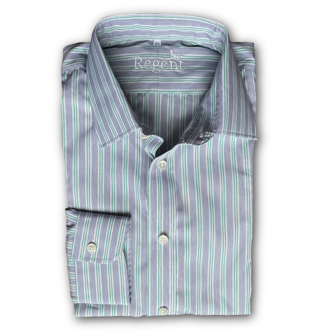 Regent - Prune- Twill - Multi Stripe