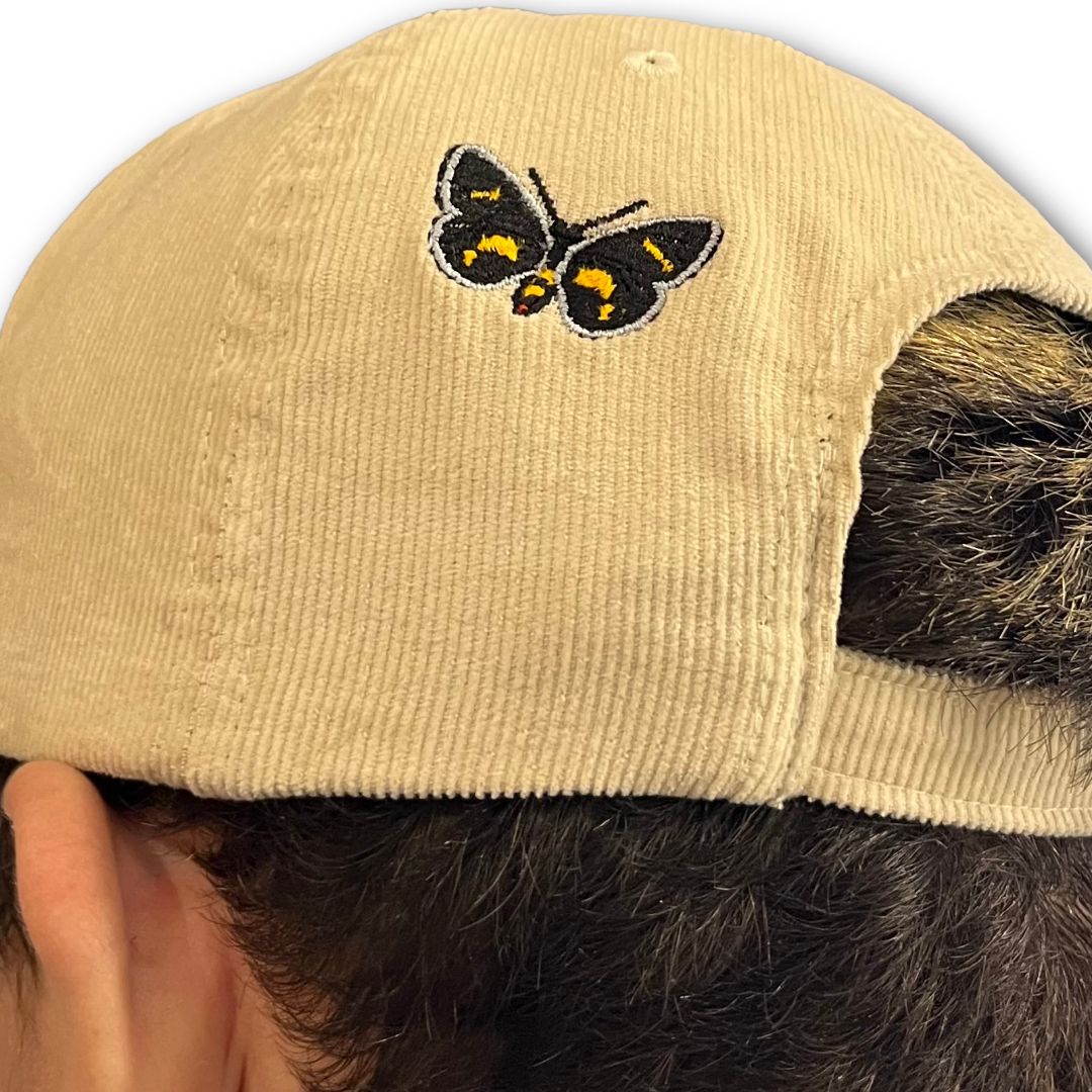 Regent Baseball Cap - Six Panel - Corduroy - Cream