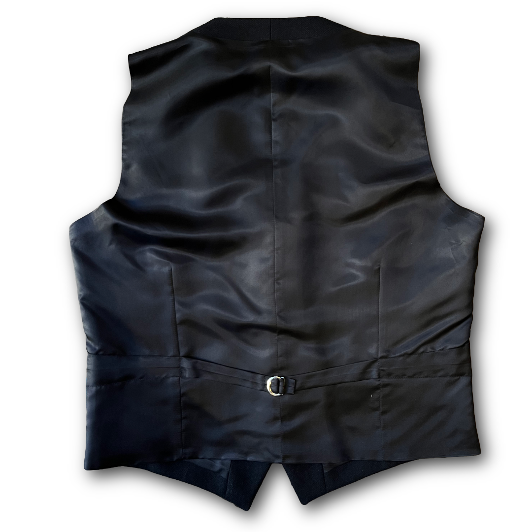 Regent - Pig Waistcoat – Black Tweed