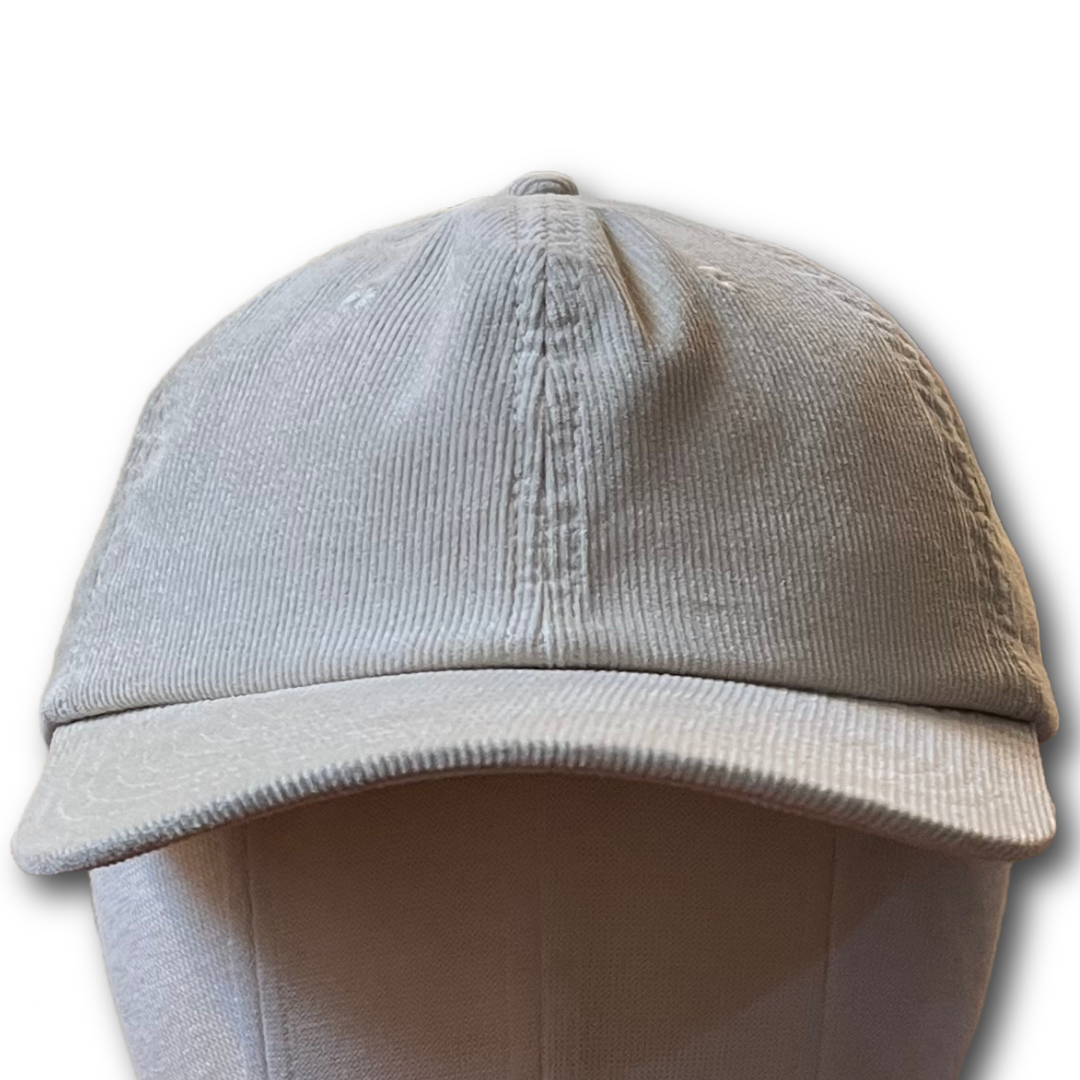 Regent Baseball Cap - Six Panel - Corduroy - Cream