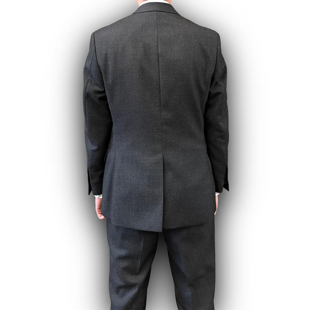 Regent Heritage - 'Charles' Suit - Grey Birdseye Wool 340g - Dugdale Bros.