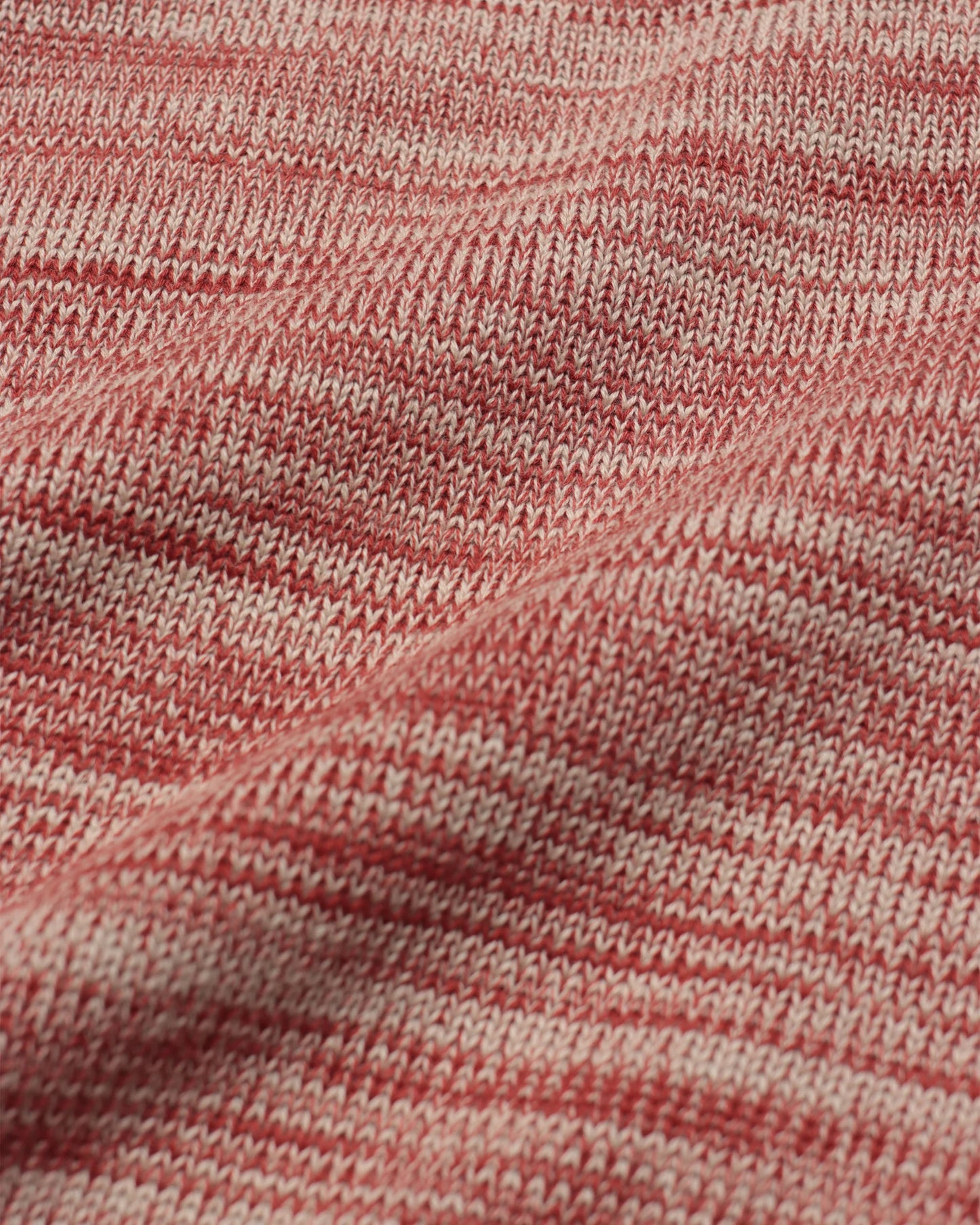 FAR AFIELD - Dieter Knit Sweatshirt - Red/Sand