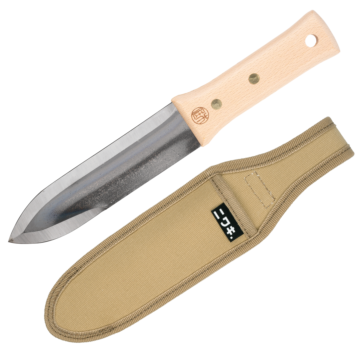 Hori Hori Gardening Tool - Carbon Steel + Canvas Holster