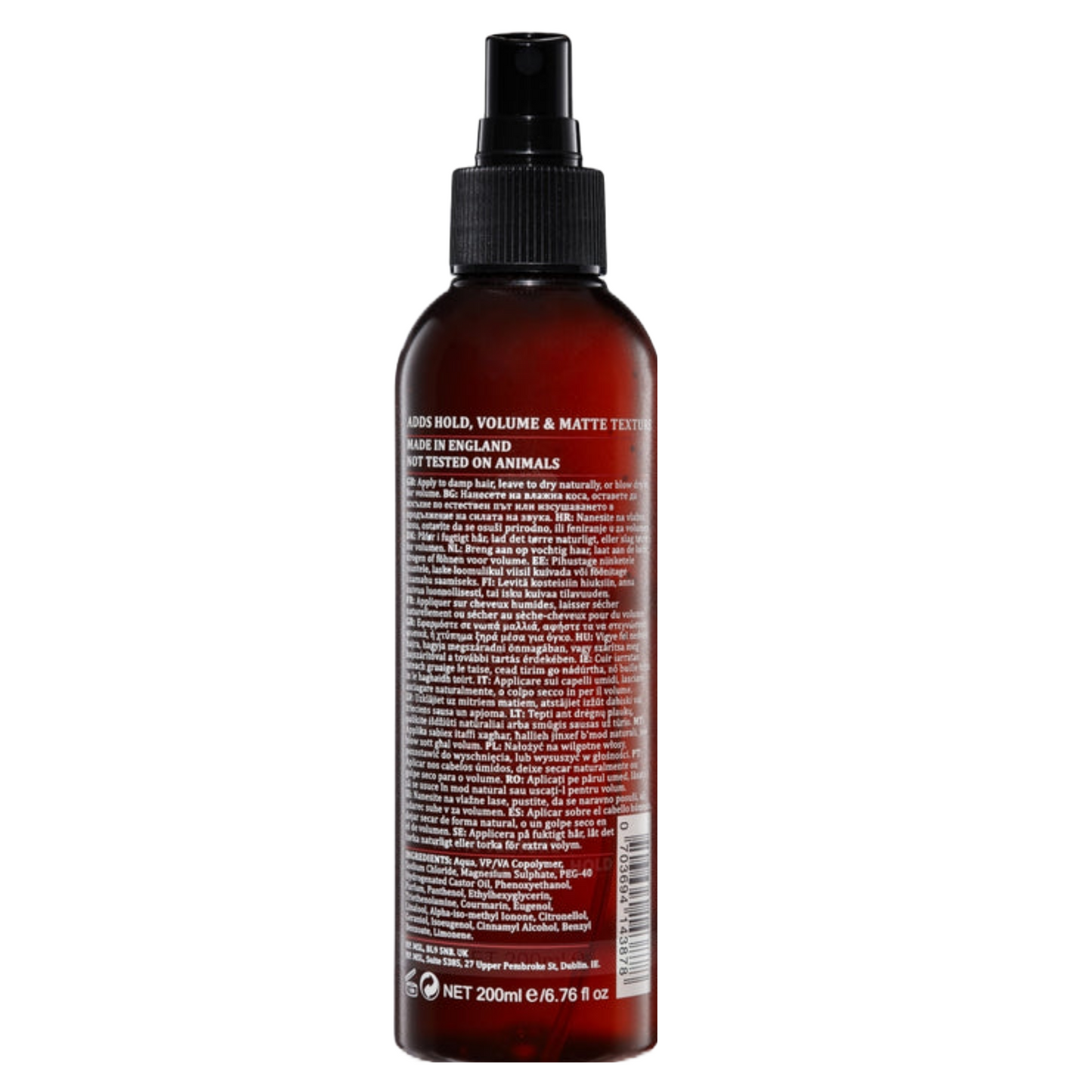 Dapper Dan Sea Salt Spray