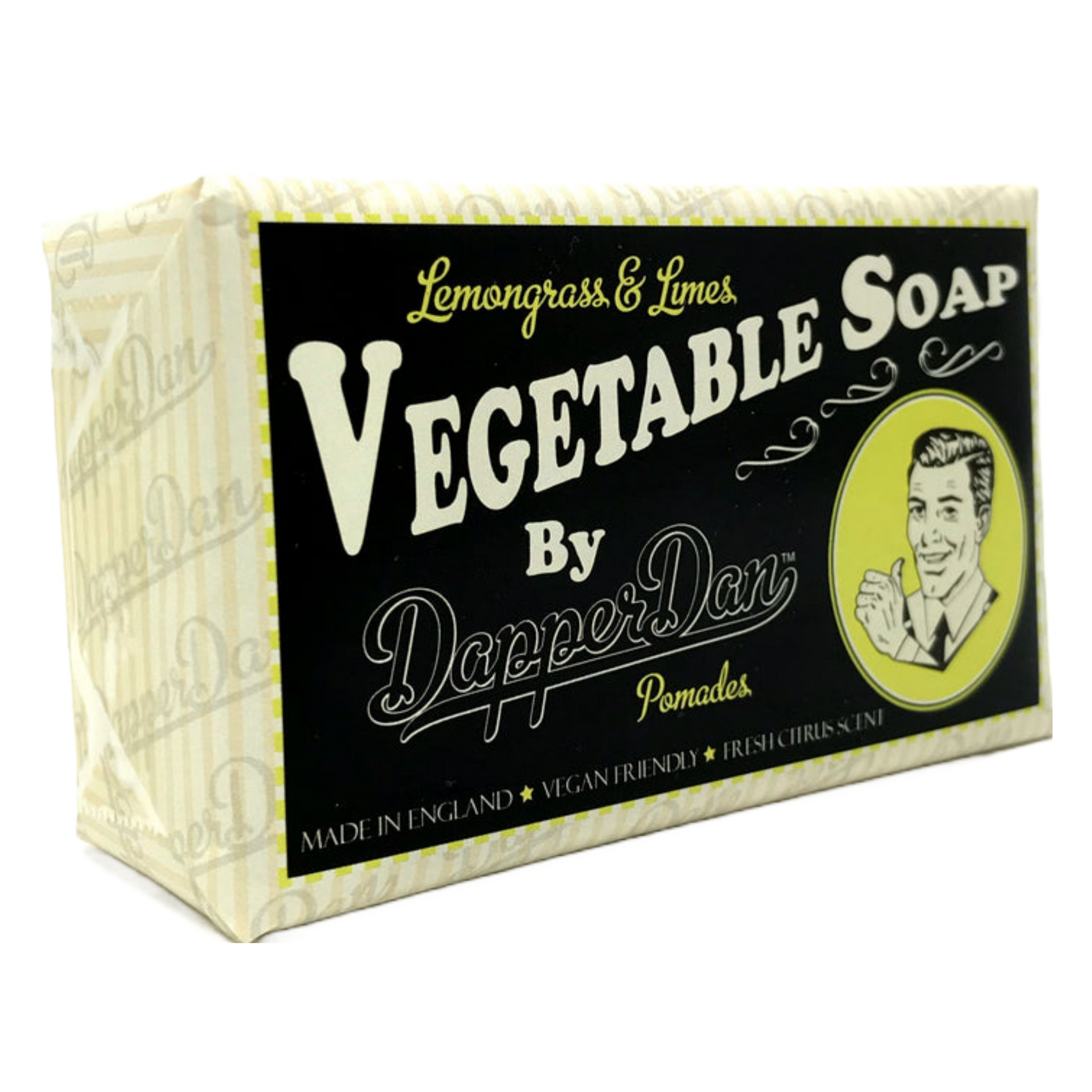Dapper dan vegetable soap in paper packaging 