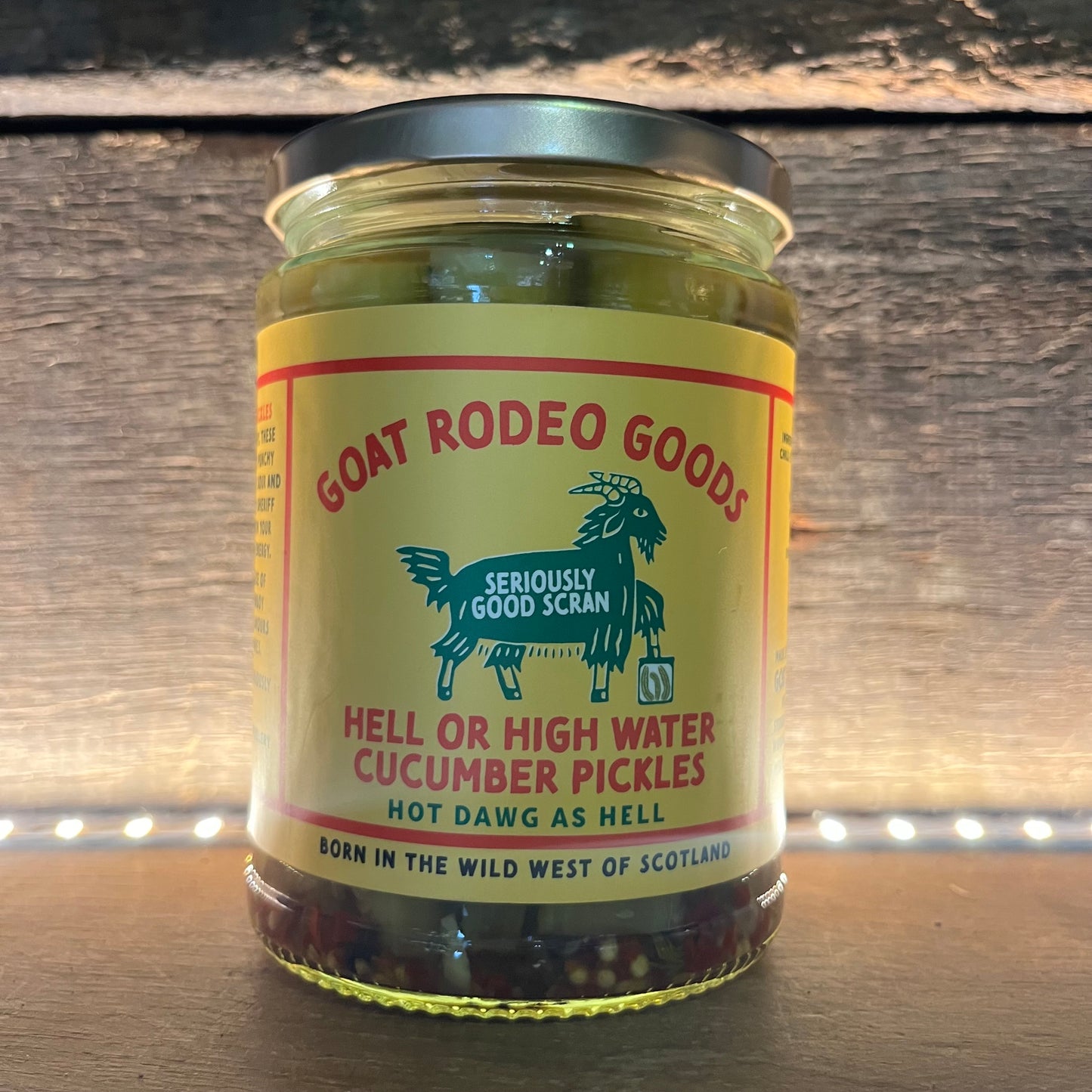 GOAT RODEO GOODS - HELL OR HIGH WATER CUCUMBER PICKLES