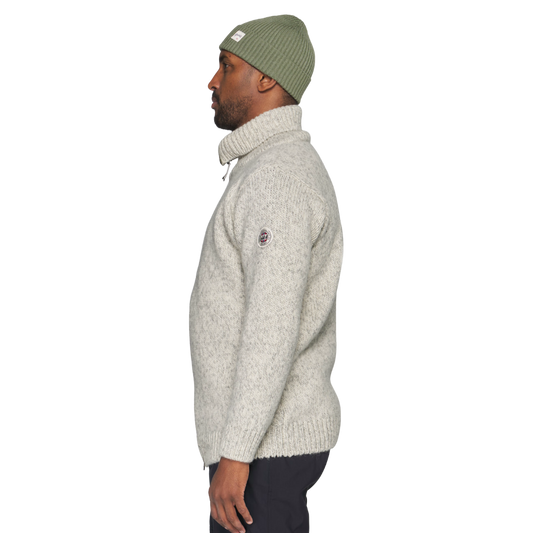 Devold - Nansen Wool Cardigan - Grey Melange