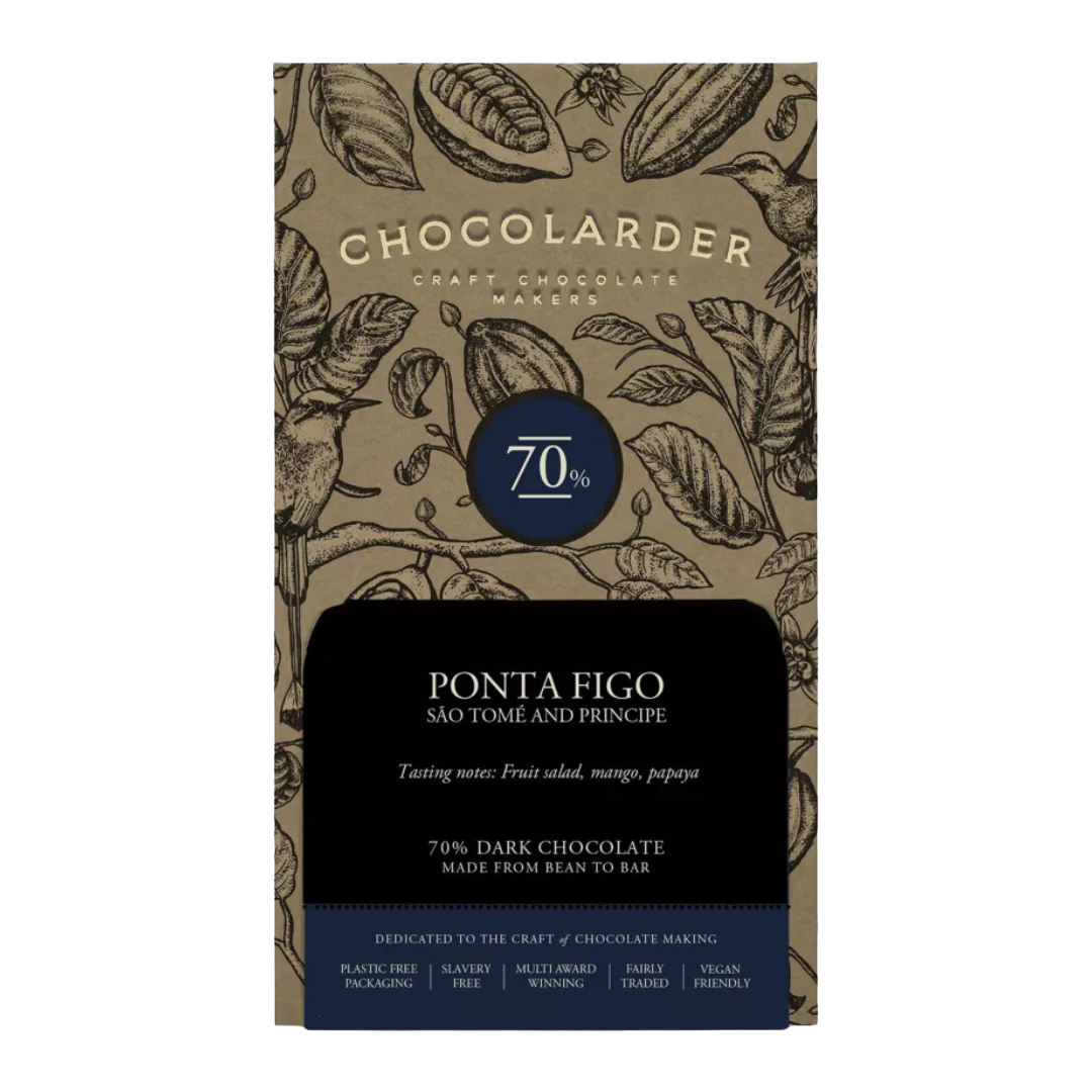 CHOCOLARDER - Ponta Figo 70% Dark Chocolate