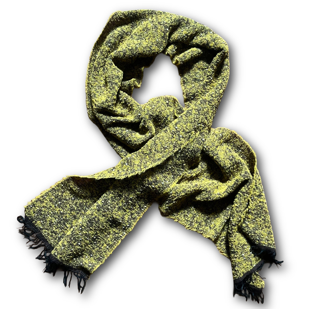 Regent - Textured Scarf - Mustard