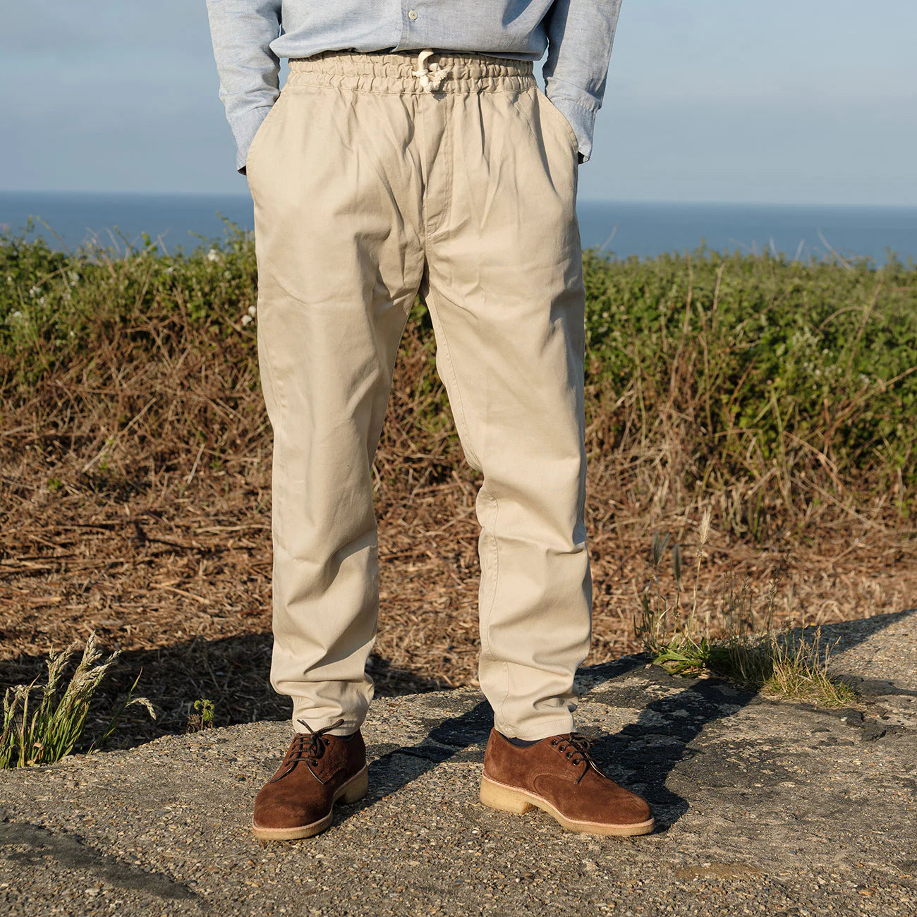 Yarmouth Oilskins - The Deck Trouser - Putty