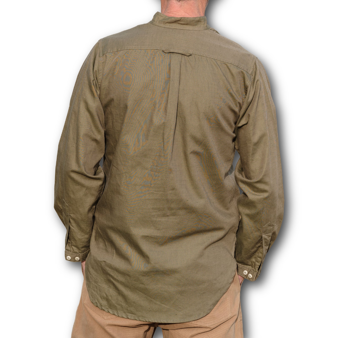 Yarmouth Oilskins - The Admiralty Shirt - Cotton - Olive