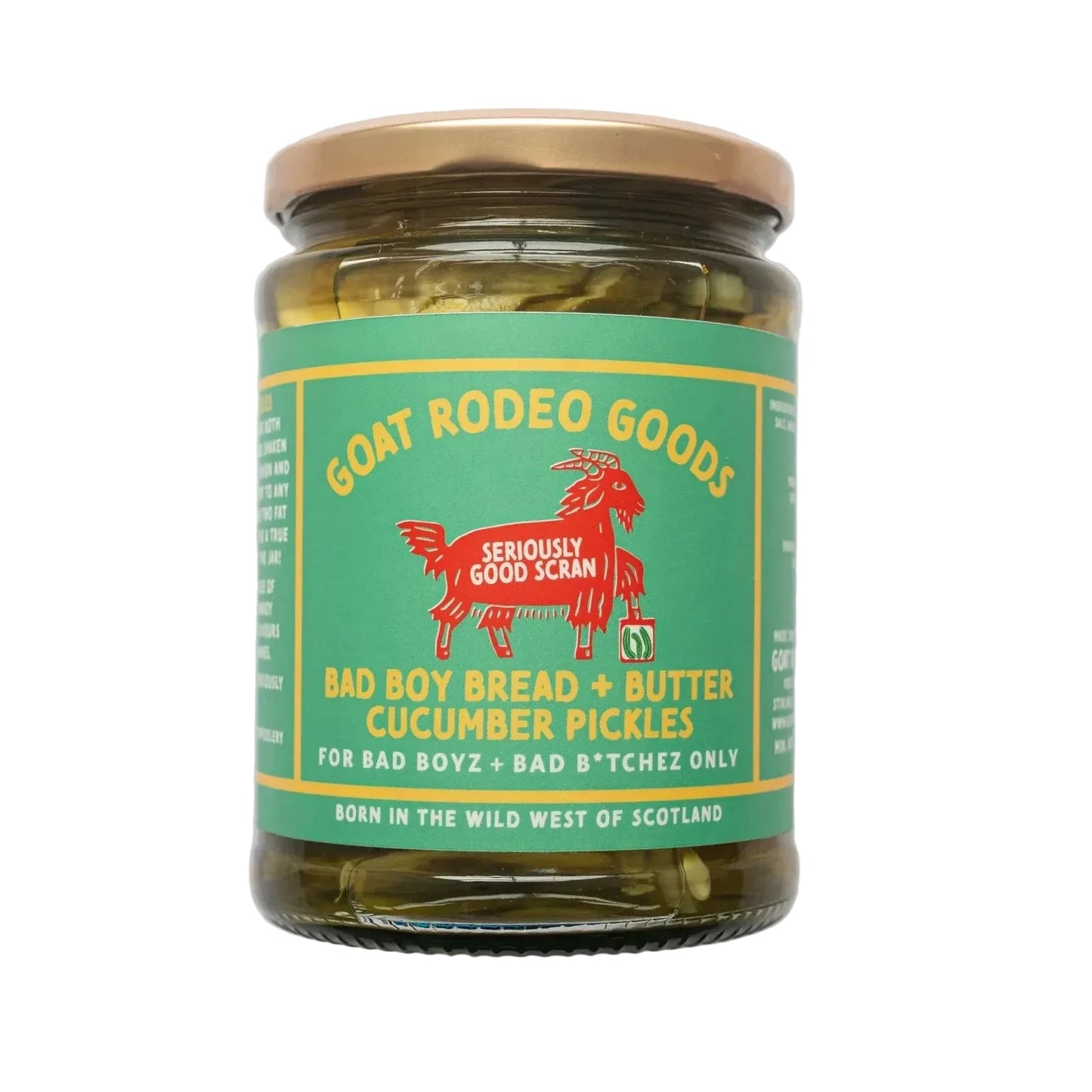 GOAT RODEO GOODS - BAD BOY BREAD AND BUTTER CUCUMBER PICKLES