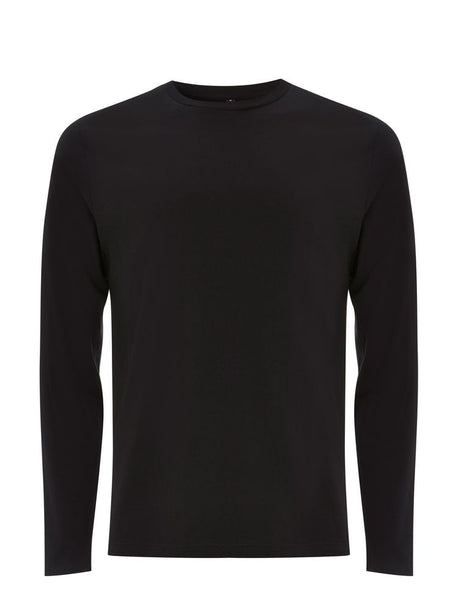 Regent -  Long Sleeve T-Shirt - Organic Cotton - Black