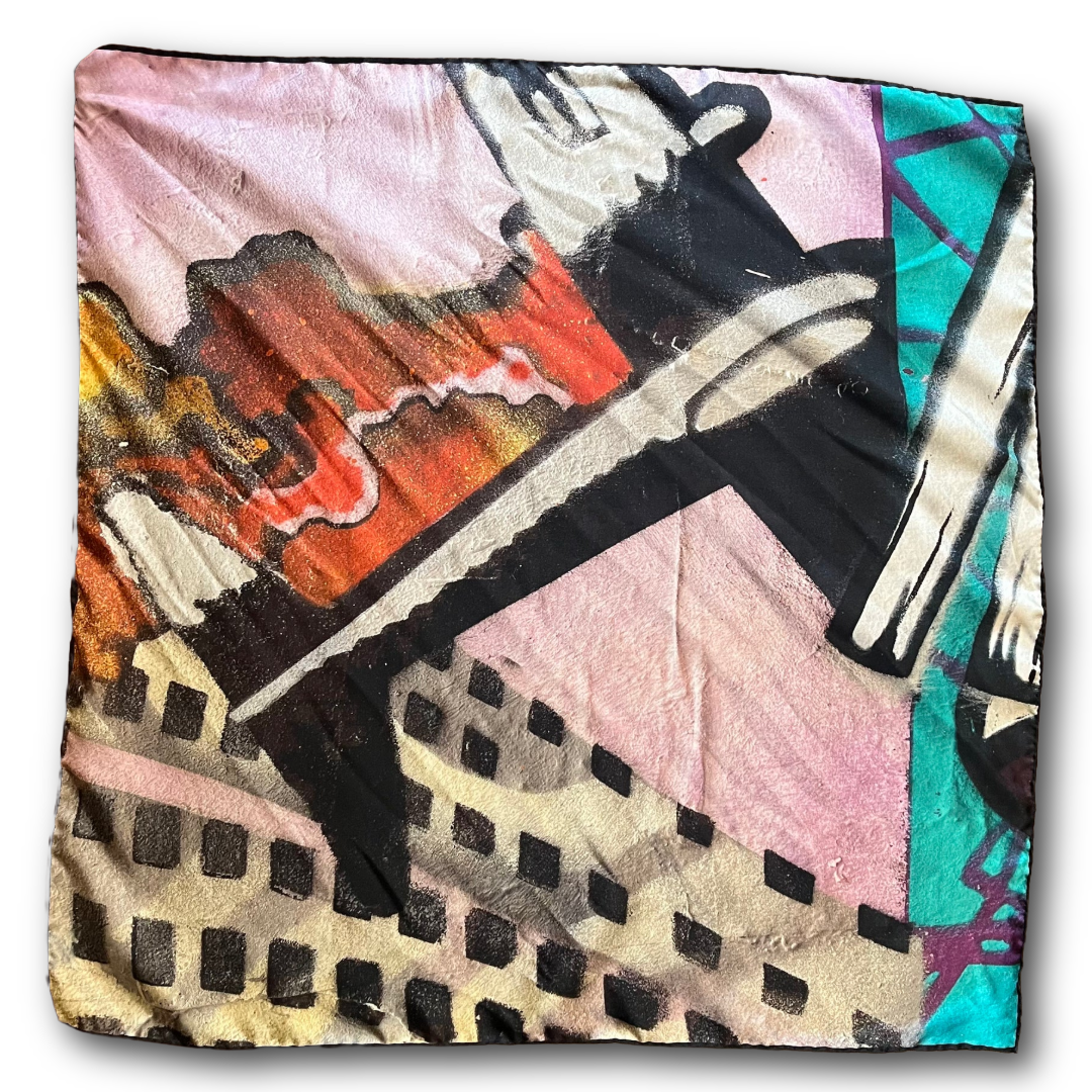 Regent - Large Square Silk Scarf - 65cm - Plane
