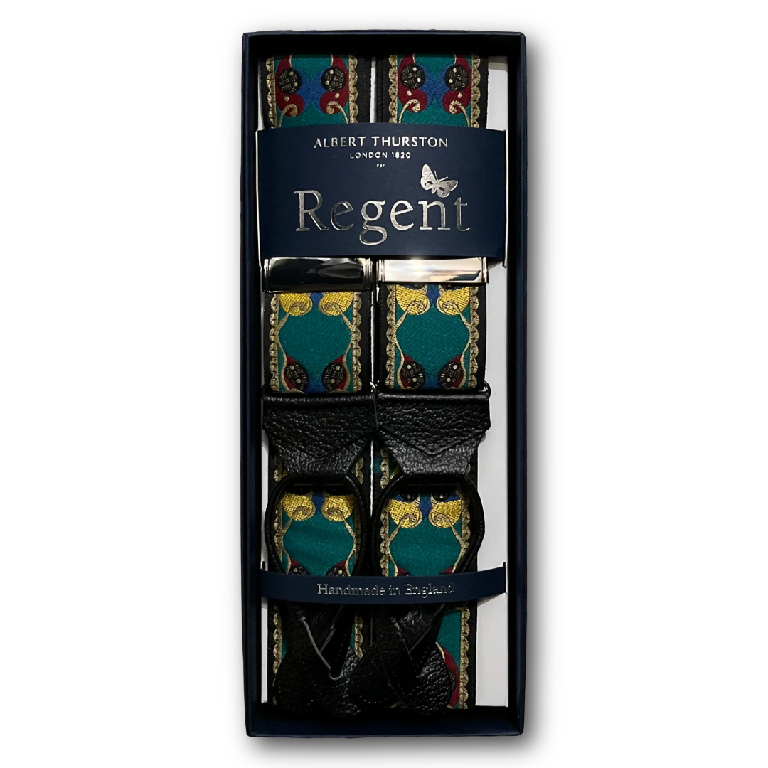 Albert Thurston - Braces - Peacock Green