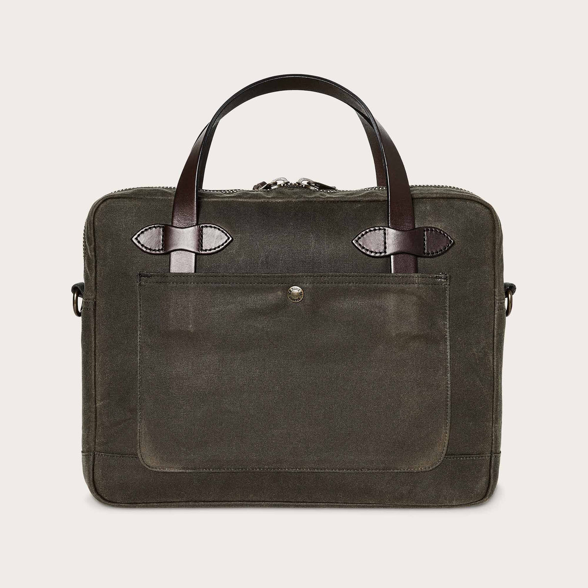 FILSON - Tin Cloth Compact Briefcase - Otter Green