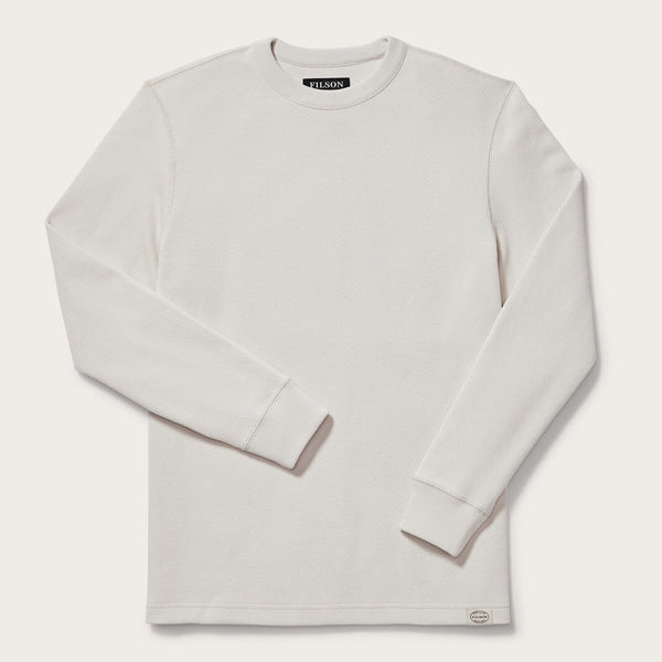 FILSON - Waffle Knit Thermal Crew - Sand