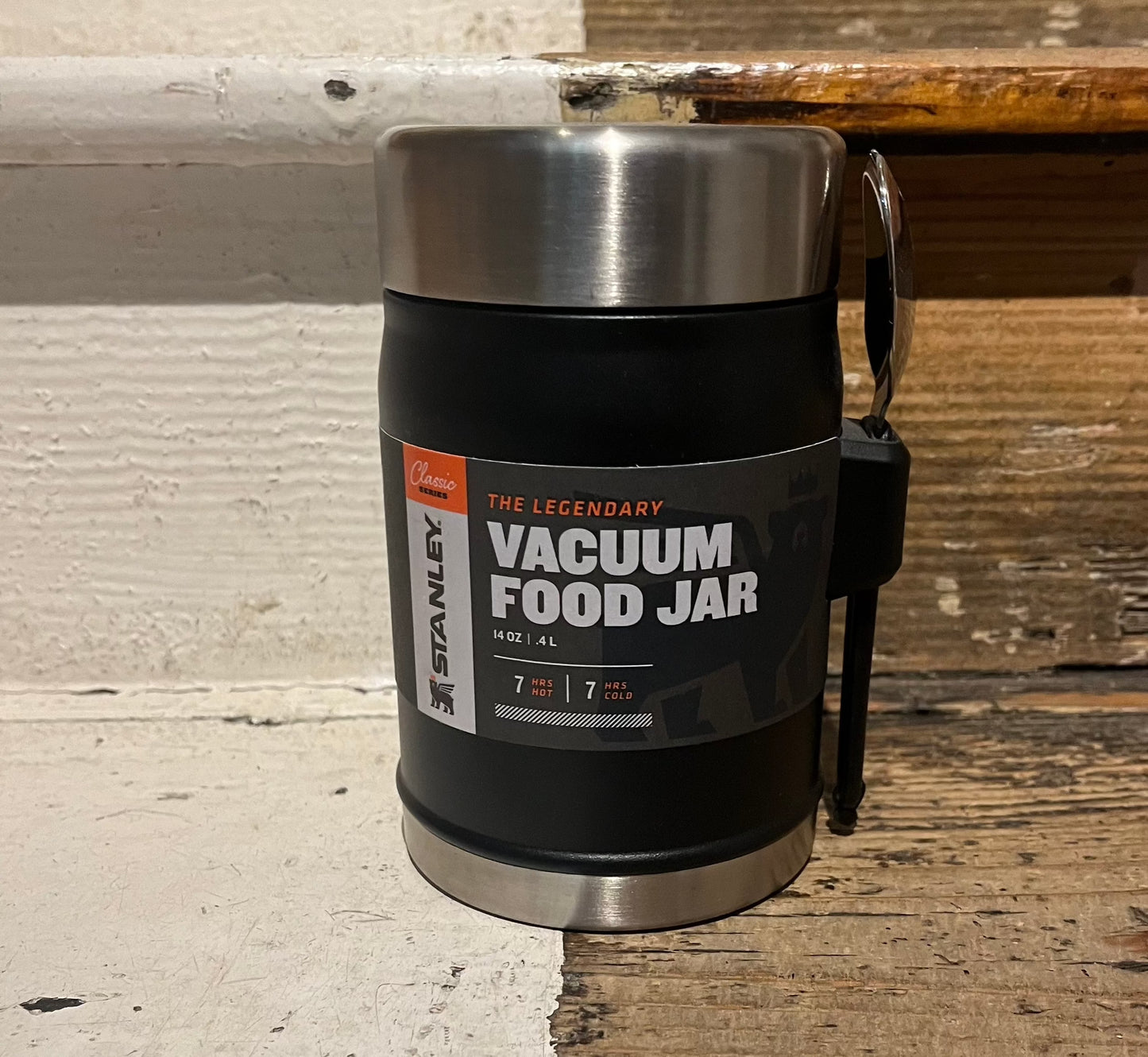 Stanley - Legendary Vacuum Food Jar - 14oz - Black Pebble