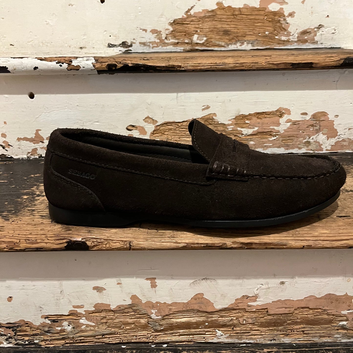 Sebago - Byron Suede Loafer - Dark Brown