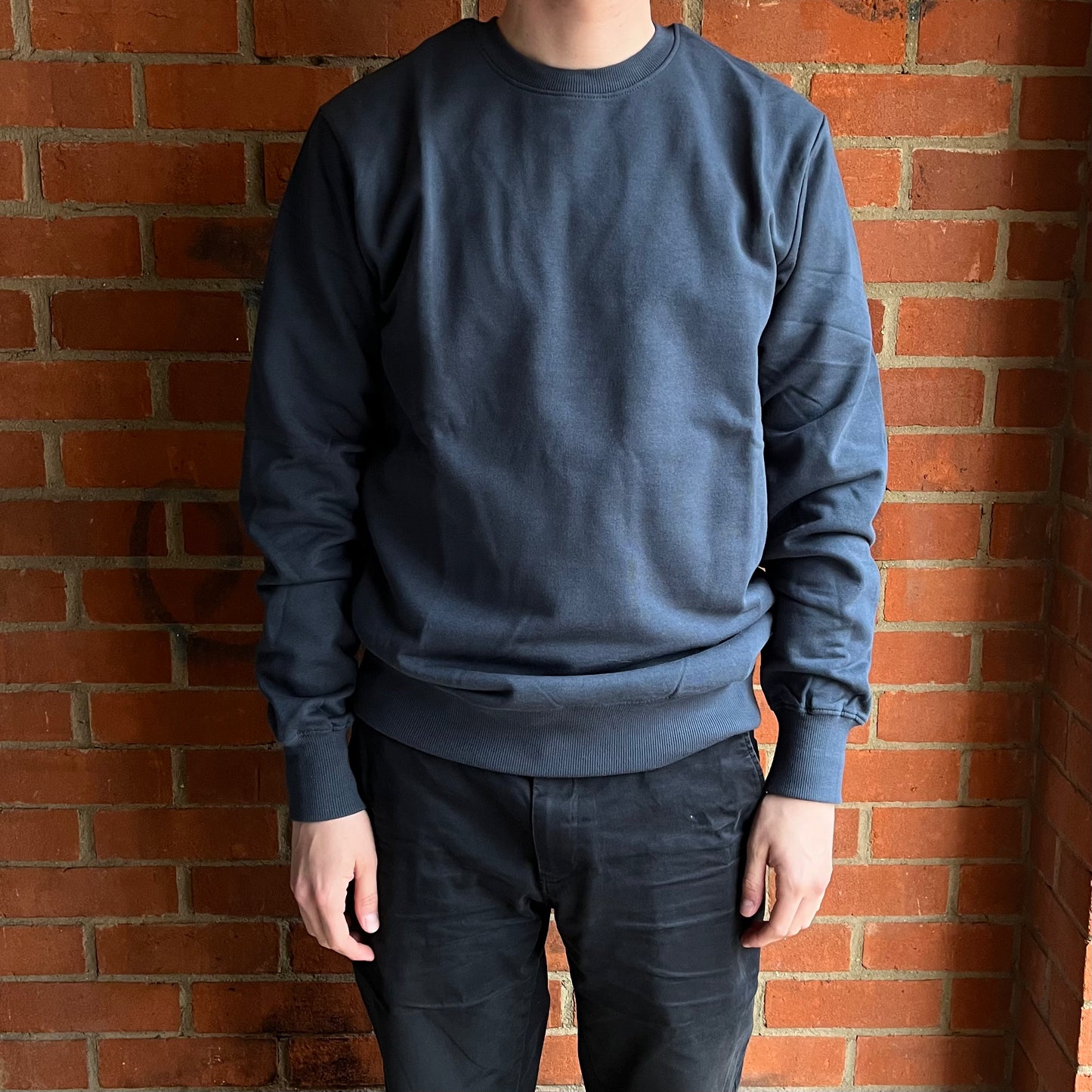 Regent - Basics - Sweatshirt - Organic Cotton - Denim Blue