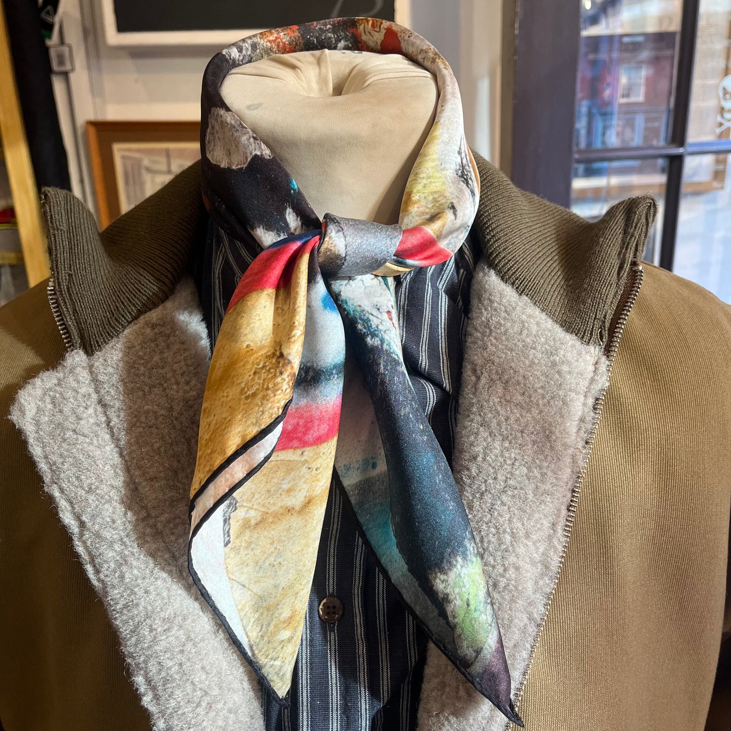 Regent - Large Silk Square - 65cm - Abstract