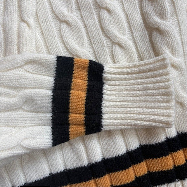 Regent - Cricket Jumper - Gold & Black