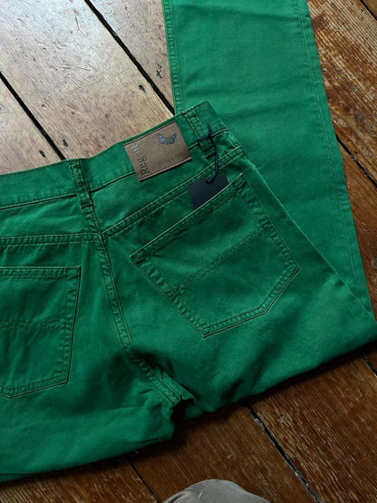 Regent - Chino Jeans – Green Forest Cotton