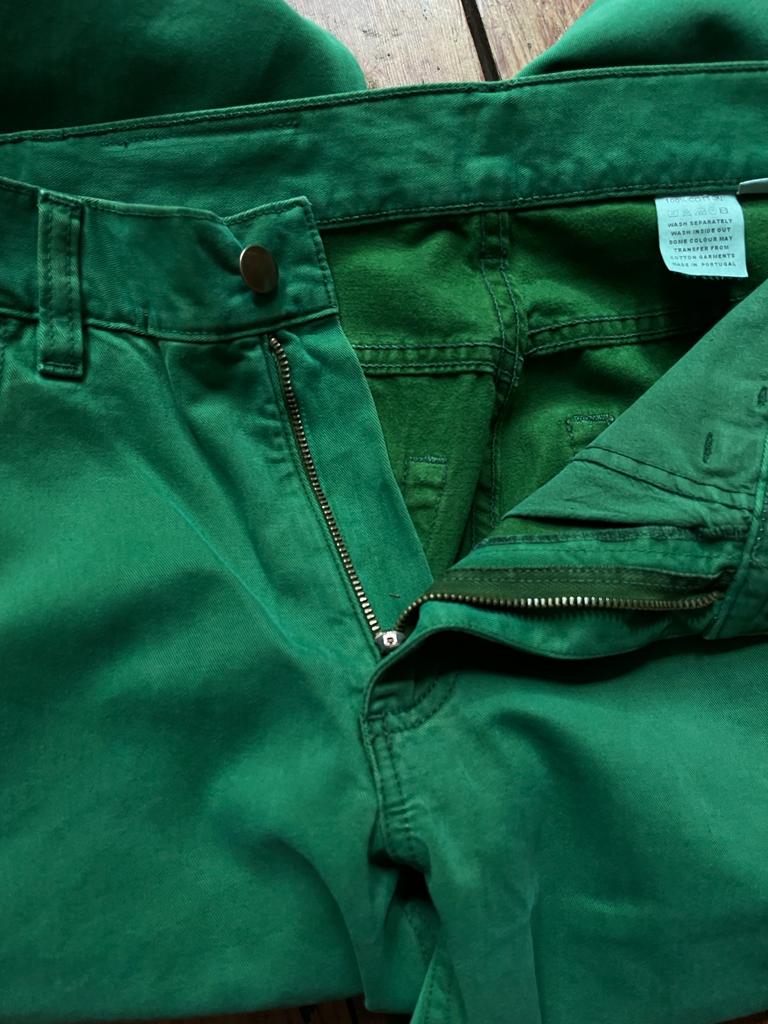 Regent - Chino Jeans – Green Forest Cotton