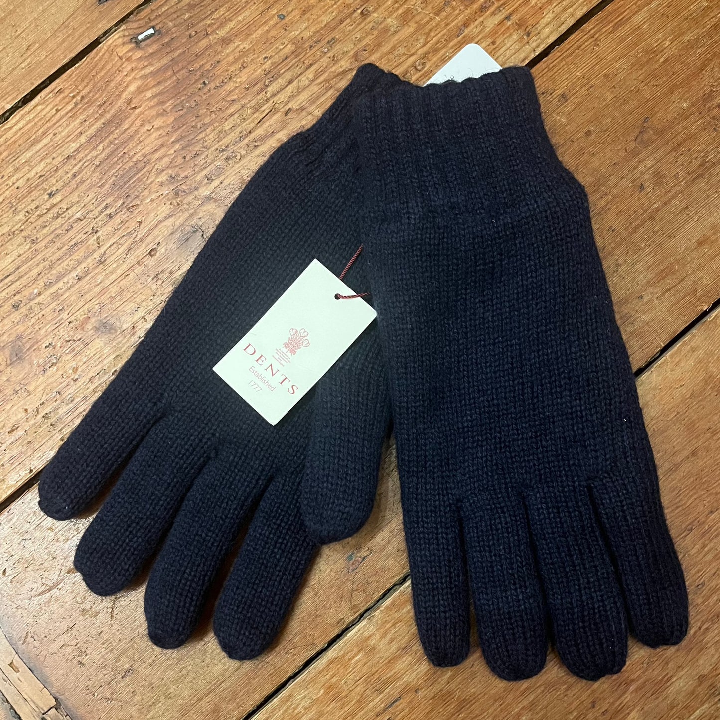 DENTS - Durham - Thinsulate-Lined Knitted Gloves - Navy