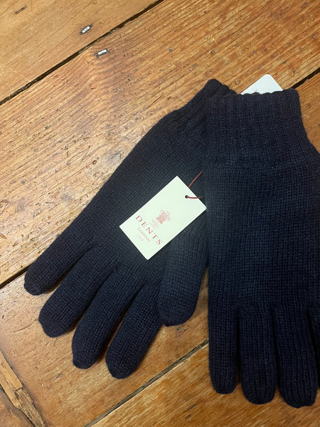 DENTS - Durham - Thinsulate-Lined Knitted Gloves - Navy