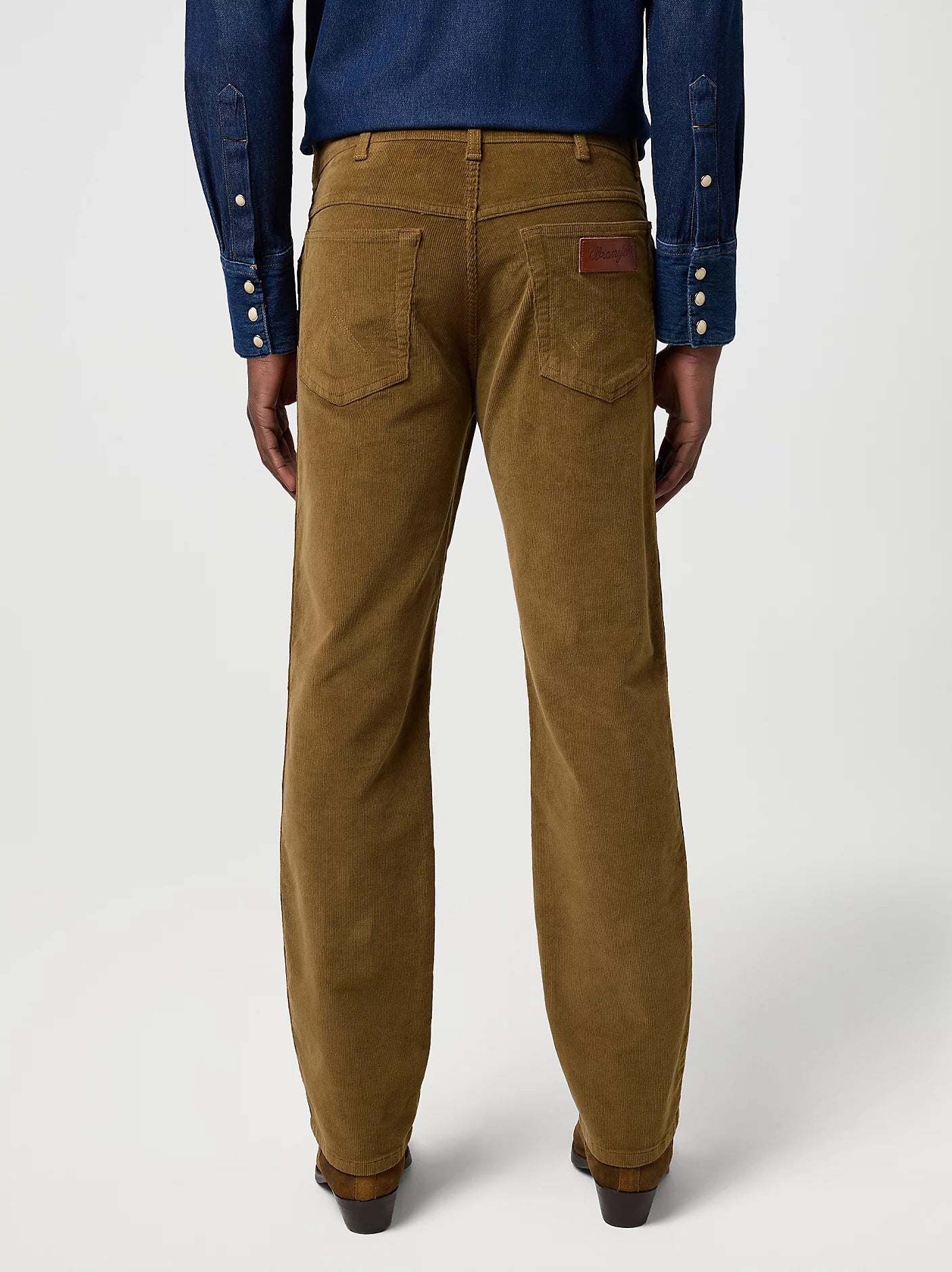 WRANGLER - Texas Corduroy Straight Pant - Kangaroo