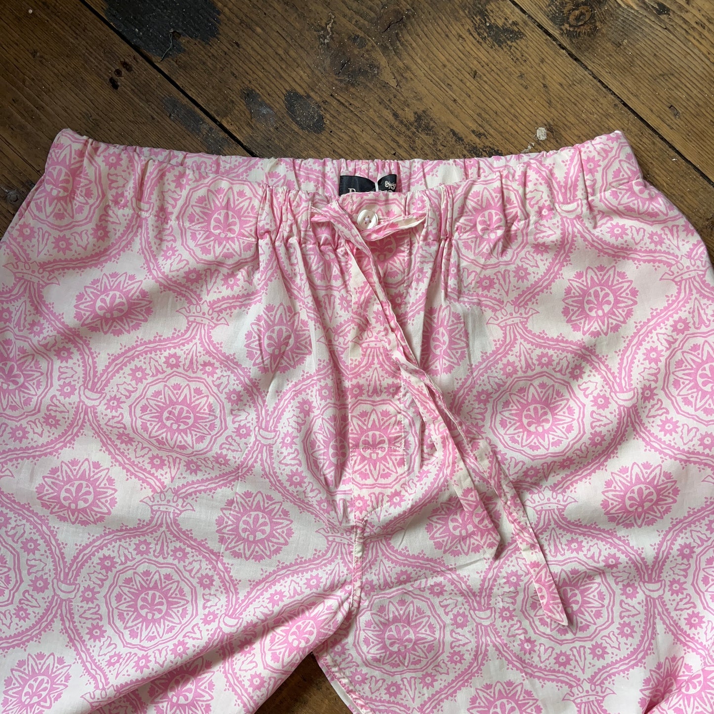 Regent - Lounge Pants - Pink/White Pattern- PJ