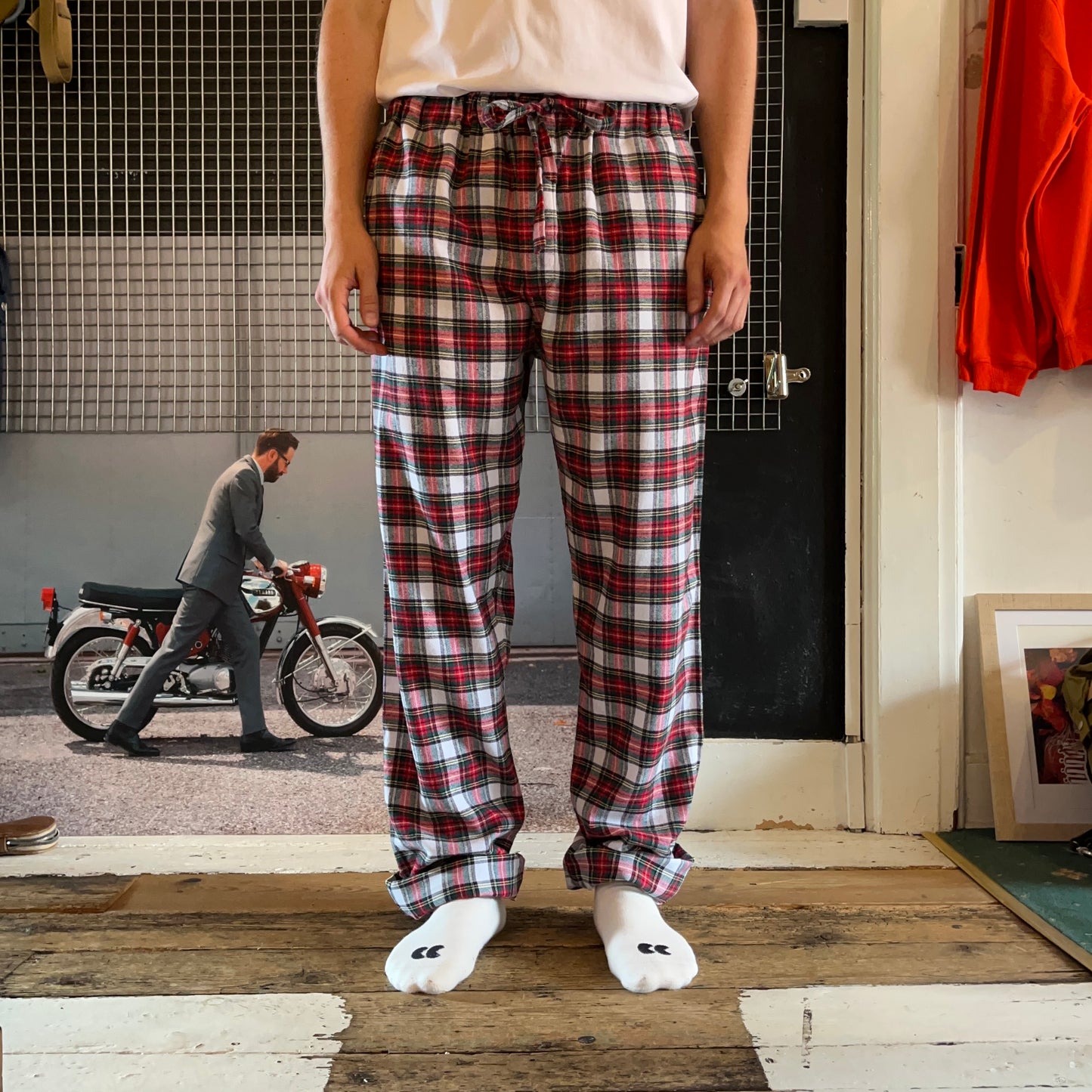 Regent - Lounge Pants - Red Check - PJ