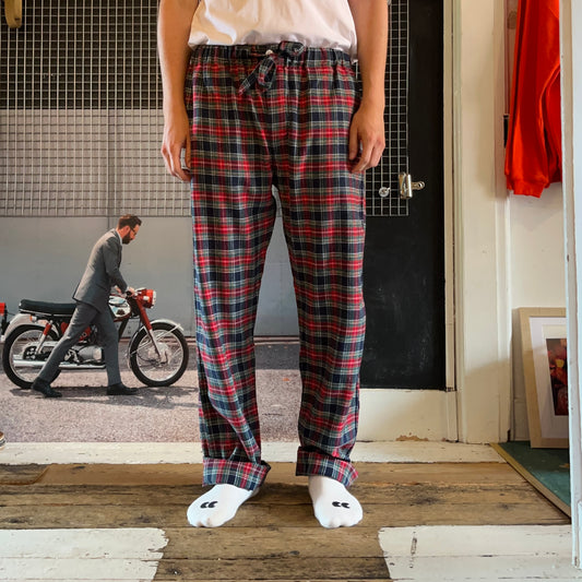 Regent - Lounge Pants - Navy Check - PJ