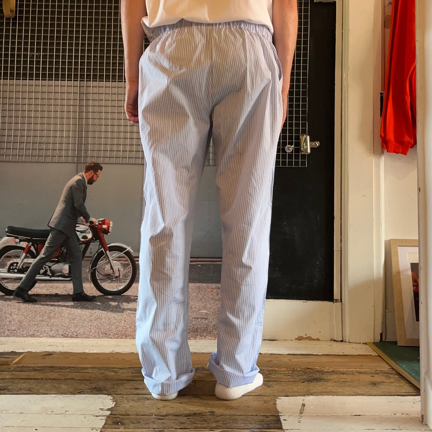 Regent - Lounge Pants - Blue Stripe - PJ