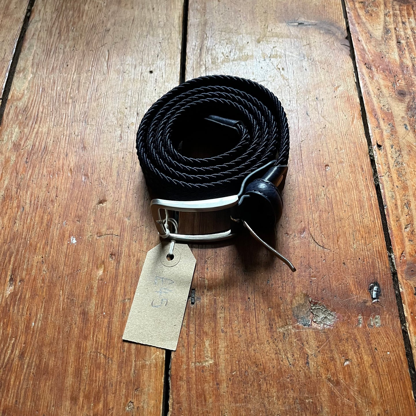 Regent - Woven Elastic Belt - Dark Navy