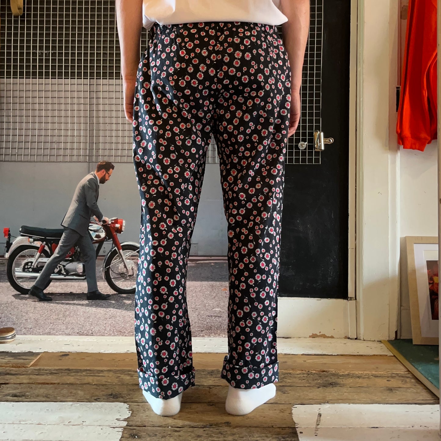 Regent - Lounge Pants - Black Floral - PJ