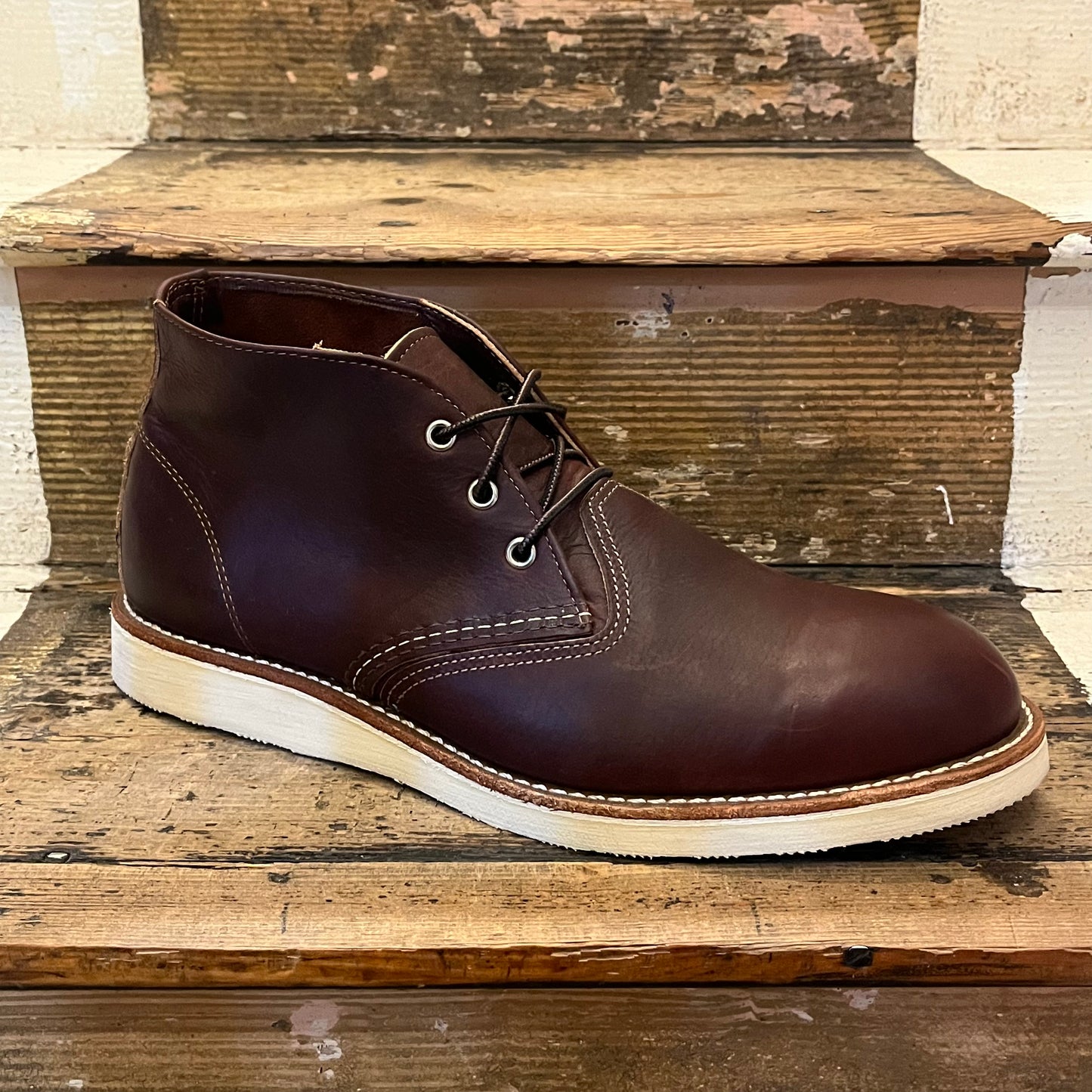 Red Wing chukka boot in briar oil slick leather